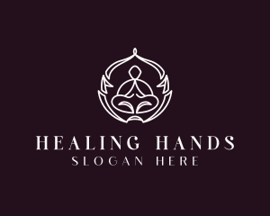 Yoga Healing Wellness logo design