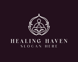 Yoga Healing Wellness logo design