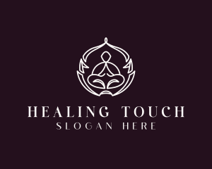 Yoga Healing Wellness logo design