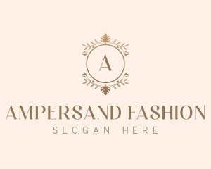 Floral Fashion Boutique logo design