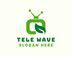 Nature Leaf Television Channel logo design