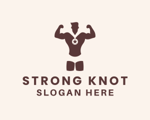 Strong Bodybuilder Championship logo design