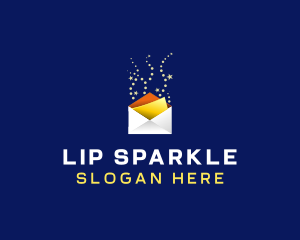 Sparkle Invite Envelope  logo design