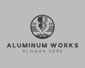 Metalworks Laser Fabrication logo design