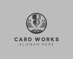 Metalworks Laser Fabrication logo design