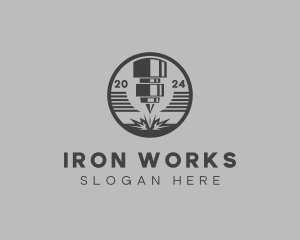 Metalworks Laser Fabrication logo design