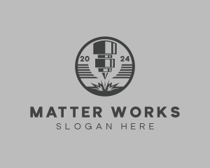 Metalworks Laser Fabrication logo design