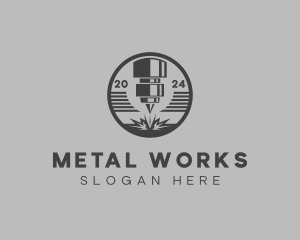 Metalworks Laser Fabrication logo design