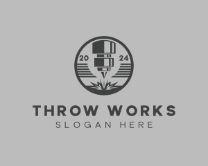 Metalworks Laser Fabrication logo design