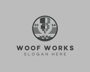 Metalworks Laser Fabrication logo design