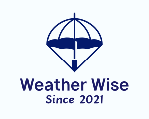 Blue Weather Umbrella logo