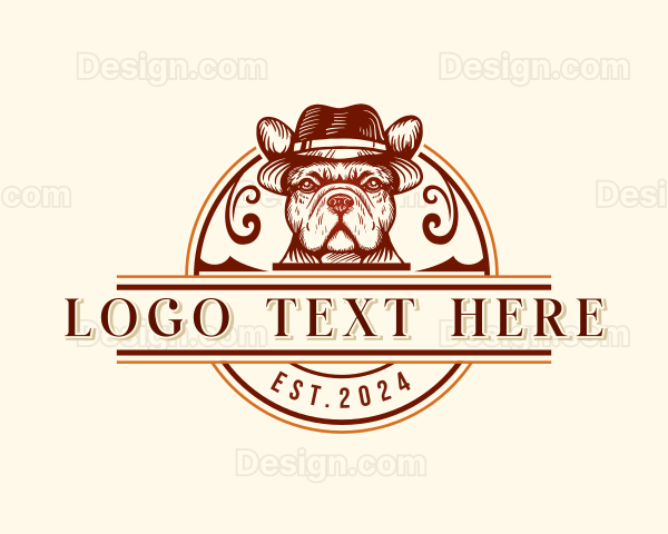 Dapper Bulldog Kennel Logo