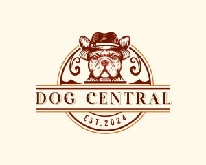 Dapper Bulldog Kennel logo design