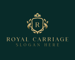 Royal Crown Shield Boutique logo design