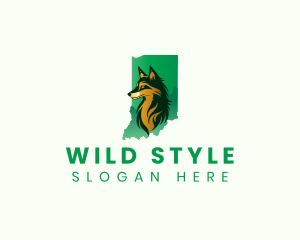 Indiana Wild Coyote logo design