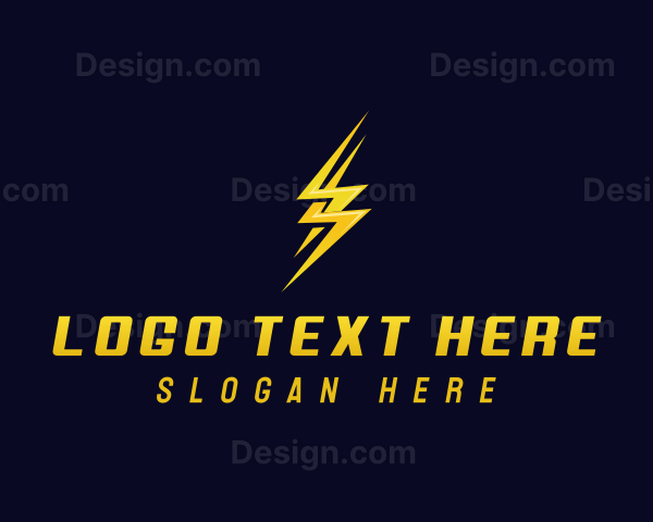 Power Lightning Bolt Logo