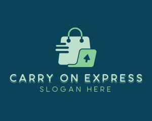 Express Shopping Bag logo design