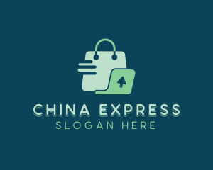 Express Shopping Bag logo design