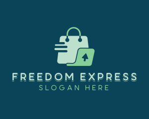 Express Shopping Bag logo design