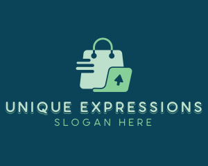 Express Shopping Bag logo design