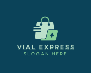 Express Shopping Bag logo design