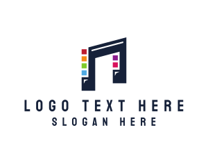 Music - Music Note Mix logo design