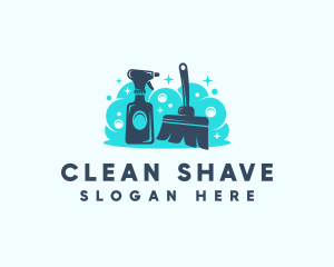 Spray Cleaning Sanitation logo design