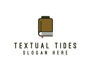 Library Book Bookmark logo