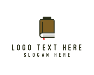 Literacy - Library Book Bookmark logo design