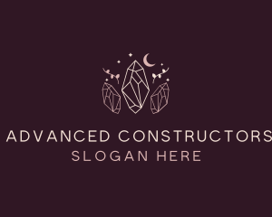 Moon Crystal Jewelry logo design