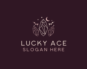 Moon Crystal Jewelry logo design