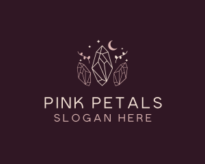 Moon Crystal Jewelry logo design