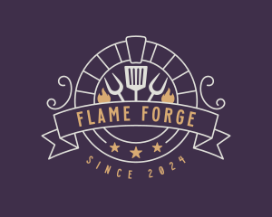 Gastropub Oven Restaurant logo design