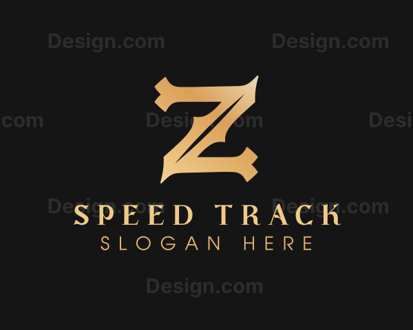 Gold Event Interior Designer Logo