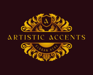 Luxury Ornamental Crest logo design