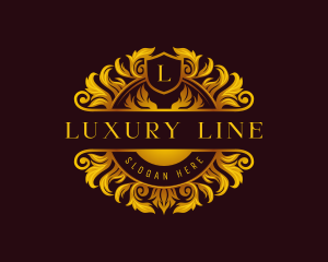 Luxury Ornamental Crest logo design