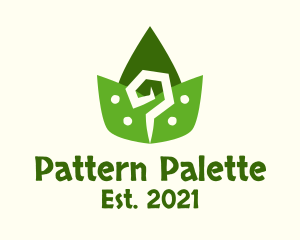 Aztec Leaves Pattern logo