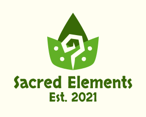 Aztec Leaves Pattern logo