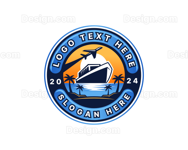 Travel Plane Cruise Logo