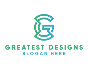 Industrial Letter G Outline logo design