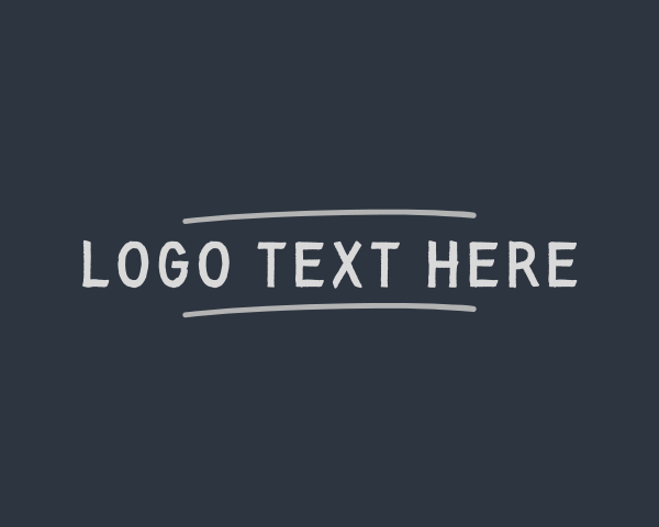 Handwritting logo example 2