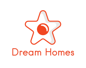 Orange Star Egg Logo