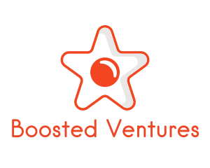 Orange Star Egg logo design