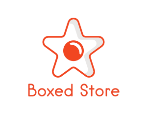 Orange Star Egg logo design