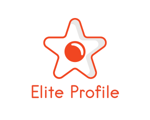 Orange Star Egg logo design