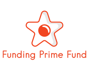 Orange Star Egg logo design