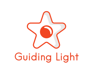 Orange Star Egg logo design