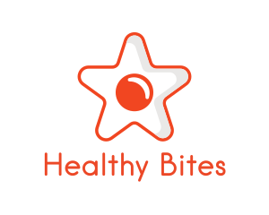 Orange Star Egg logo design