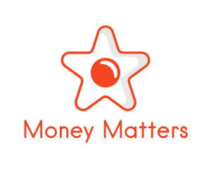 Orange Star Egg logo design