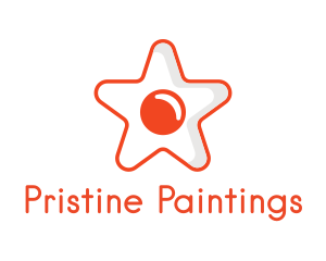 Orange Star Egg logo design